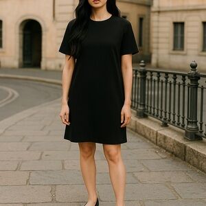 Eileen Fisher Mini Shift Tencel Casual Dress XS‎ Casual Office Comfortable